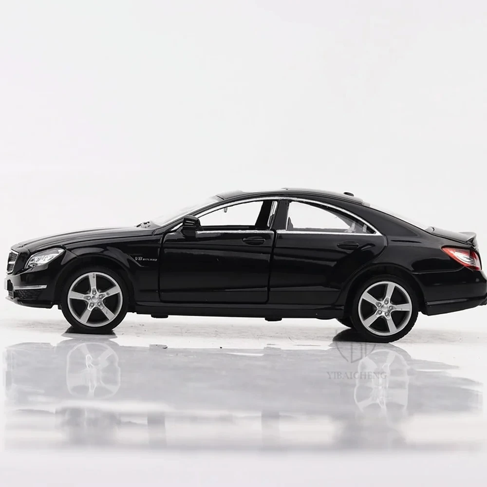 1/36 Scale Benz CLS Model Car Toys Diecast Alloy with Pull Back Rubber Tires Vehicle Models for Boys Kids Gifts Collections 3