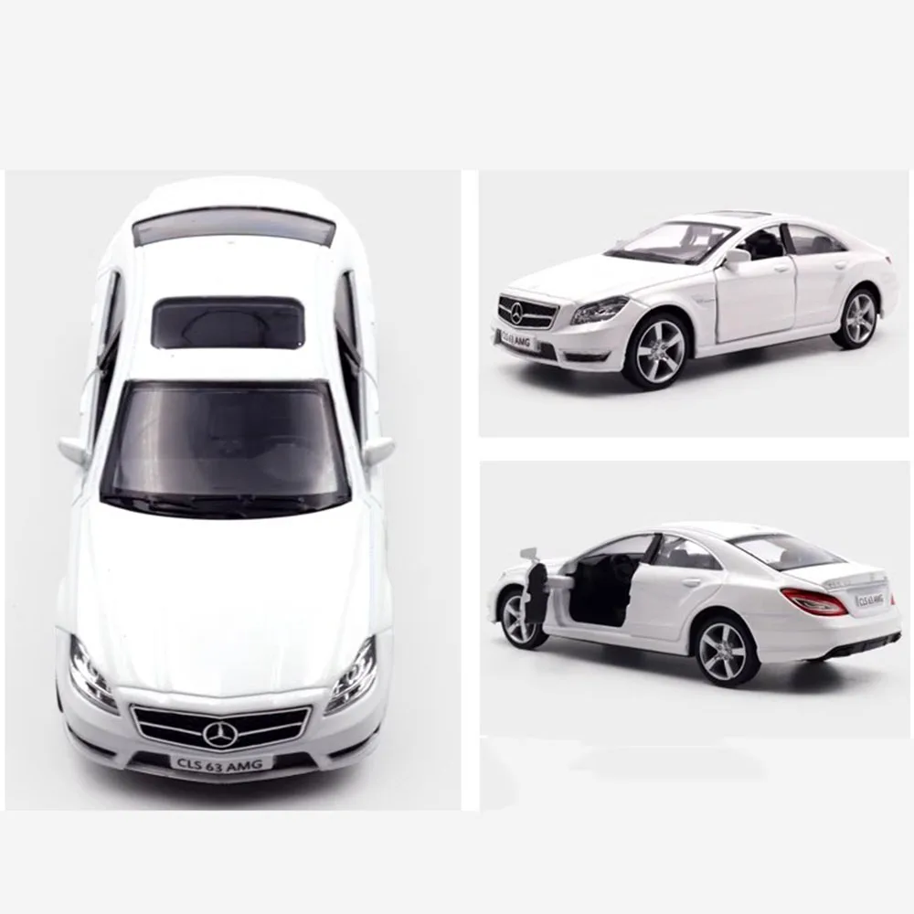 1/36 Scale Benz CLS Model Car Toys Diecast Alloy with Pull Back Rubber Tires Vehicle Models for Boys Kids Gifts Collections 6